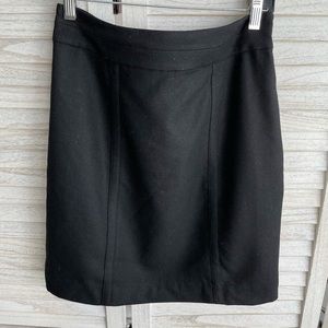 Annie Griffin Black Wool Skirt
